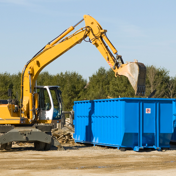 what happens if the residential dumpster is damaged or stolen during rental in Fredericksburg